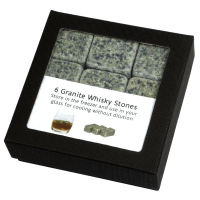 5801 Whisky stones, granite, box of 6 (in box)