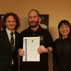 John Callow of Northern Wine School, Certified Sake Sommelier